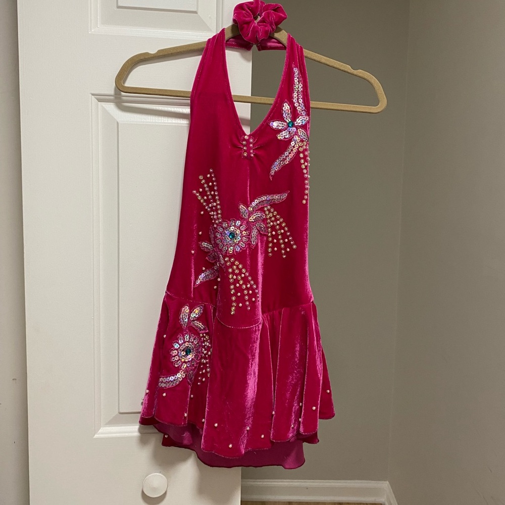 Lucky Angel Ice Skating Competition Dress Pink - Picture 6 of 12